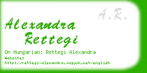 alexandra rettegi business card
